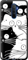 Чохол на телефон Realme (Всі моделі) TPU чорний Глянсовий Cats V2