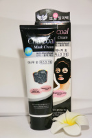 Тайская маска пленка для лица с углем для очистки пор с отбеливанием Charcoal,
