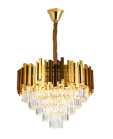 Хрустальная люстра SVLIGHT на восемь лампочек 5125/8 золото