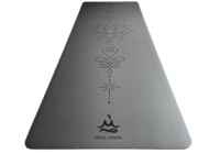 Килимок для йоги каучуковий Dinesh Celestial Unome Anthracite RAO 185×68×0.4 см