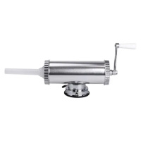 Шприц для колбасы ручной 8×25 см горизонтальный колбасный шприц 1.5 л для фарша 3 насадки 16788-1