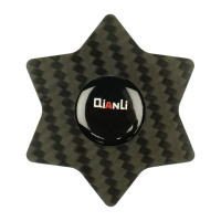 Карта пластиковая QianLi Carbon Fiber E, звезда шестиугольная, для разборки