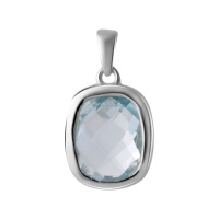 Серебряная подвеска CatalogSilver с топазом 3.294ct (2049661)