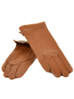 PODIUM Перчатка Женская кожа (Ш) F23 мод1 т.беж st21 Распродажа