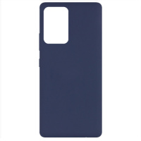 Чохол Silicone Cover Full without Logo (A) для Samsung Galaxy A72 4G / A72 5G (Синій / Midnight blue) - купити в SmartEra.ua