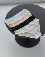 Однотонні жіночі трусики    L, 2XL     5 шт.