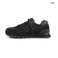 New Balance 574 чорні замшева N