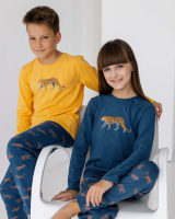 Піжама на дівчинку зі штанами - леопард   8-9, 10-11, 12-13, 14-15 років