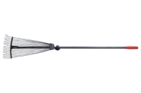 Граблі віялові Mastertool 15 прутів розсувні з ручкою (14-6296)