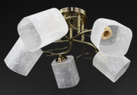 Люстра потолочная на 5 лампочек 28098 Бронза 25х52х52 см.