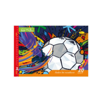 Альбом для рисования А4 «Football» АП-0303-12 скоба с перфорацией