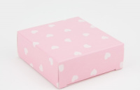 Коробка «Стандарт» Рожева з сердечками