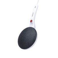 Млинниця електрична Sokany HY-901 діаметром 20 см з антипригарним покриттям, білий