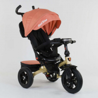 Велосипед 3-х колёсный 9500 - 9035 Best Trike (1) ПОВОРОТНОЕ СИДЕНЬЕ, СКЛАДНОЙ РУЛЬ, РУССКОЕ ОЗВУЧИВАНИЕ, СВЕТ, НАДУВНЫЕ КОЛЕСА