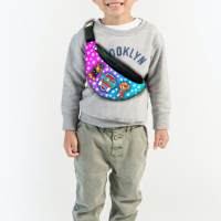 Сумка-бананка щенячий патруль «RAW PATROL» з принтом, 35х15см, дитяча, молодіжна (00021)