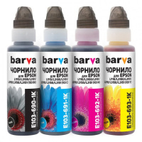 Чернила Barva Epson 103, 4х100 мл, OneKey, 1K (E103-1K-MP)