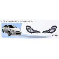 Фары доп.модель Hyundai Accent/Verna 2010-15/HY-485W/881-12V27W/эл.проводка (HY-485W)