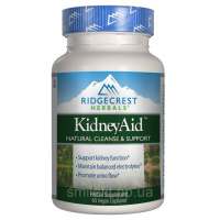 Комплекс для Підтримки Функції Нирок, KidneyAid, RidgeCrest Herbals, 60 вегетаріанських капсул