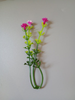 Добавка на ножку  / 9 см/ фуксия цветок