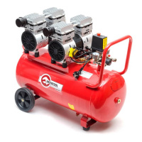 Масляний повітряний компресор INTERTOOL PT-0023 : 50л, 1,5кВт, 8бар, 270 л/хв, безсмасляний, 4 циліндра