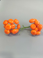 Мини мандарин/ 3 см/ длина 10-12 см/ 12 веточек