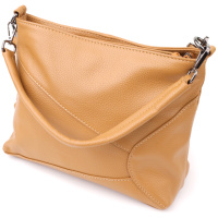 Женская сумка на два отделения из натуральной кожи Vintage 23015 Светло-коричневый