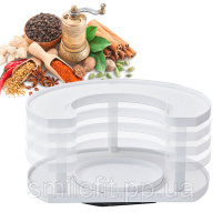 Спецівниця Spice Spinner Two-Tiered Spice Organizer, Поворотна підставка для спецій, Карусель для спецій
