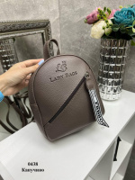 Капучино — стильний, молодіжний та мініатюрний рюкзак Lady Bags на блискавці (0438)