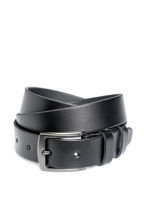 Чоловічий шкіряний ремінь чорний