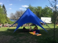 Палатка Звезда-8m, Палатка для отдыха и мероприятий.