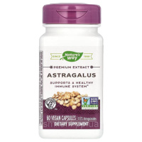 Астрагал, преміум екстракт, Astragalus, Premium Extract, Nature's Way, 60 вегетаріанських капсул