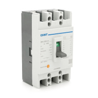 Автоматический выключатель переменного тока CHINT NM1-125S/3300-125А 3P, 380 В. 125A. 8КА/400В; 10КА/800В. 155*90*68mm