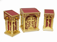 Комплект аналоїв № 481 (колір вишневий із позолотою)