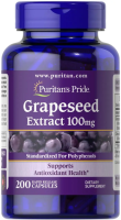 Puritan's Pride Grapeseed Extract 100 mg 200 капс