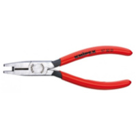 Інструмент для опресовування для штекеров Scotchlok з ріжучими крайками KNIPEX 97 50 01, фосфатований