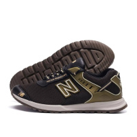 Літні кросівки New Balance колір коричневий/чорний