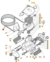 Кабель для пилососа Hayward SharkVac XL Pilot / QC 17 м, (RCX50061)