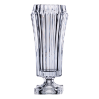 Ваза для цветов круглая 34.5 см стеклянная декоративная ваза из толстого стекла 1.8 л HP-19-141