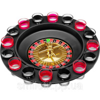 Алкогольна рулетка з чарками ігровий набір «П'яна рулетка» 16 чарок, Гра для розваг на вечірці
