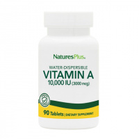 Витамин А, Vitamin A, Nature's Plus, 10,000 МЕ, 90 таблеток