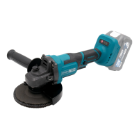 Шліфмашина кутова акумуляторна PROFI-TEC PGA202 006993 (20В/каркас)