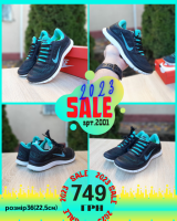 Nike Free Run 3.0 V6 Black Mint (36-41)