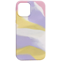 Чохол для Apple iPhone 12 Pro / 12 (6.1«») - Silicone case full Aquarelle (Сіреново-жовтий) - купити в SmartEra.ua