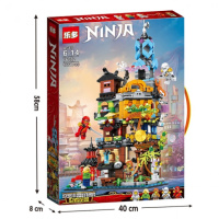 Конструктор Ninjago ніньзяго 76082 Сади Ніндзя Сіті, 1661 деталь