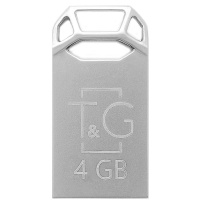 Флеш пам'ять T&G 110 4GB Metal Series Silver (TG110-4G)