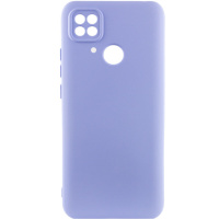 Чохол Silicone Cover Lakshmi Full Camera (A) для Xiaomi Redmi 10C, Бузковий / Dasheen - купити в SmartEra.ua