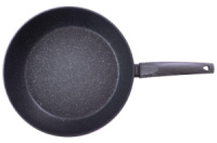 Сковорода антипригарная Kamille 320 мм Black Marble глубокая (4137)