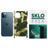 Захисна плівка SKLO Back (тил+грані) Camo для Apple iPhone 12 (6.1«)