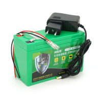 Аккумуляторная батарея литиевая QiSuo 12 V 12A с элементами Li-ion 18650  (150X65X94)  вес 964 грамм + зарядное устройство 12,6V 1A