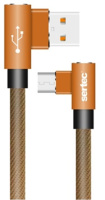 Кабель USB/TYPE-C SERTEC ST-054 L+L круглий тканинний RED (2 м)